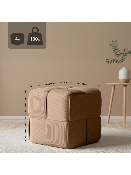 Scaun Forinta Cord, taupe