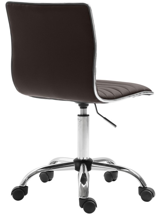 Scaun de lucru Alamosa imitatie piele, maro