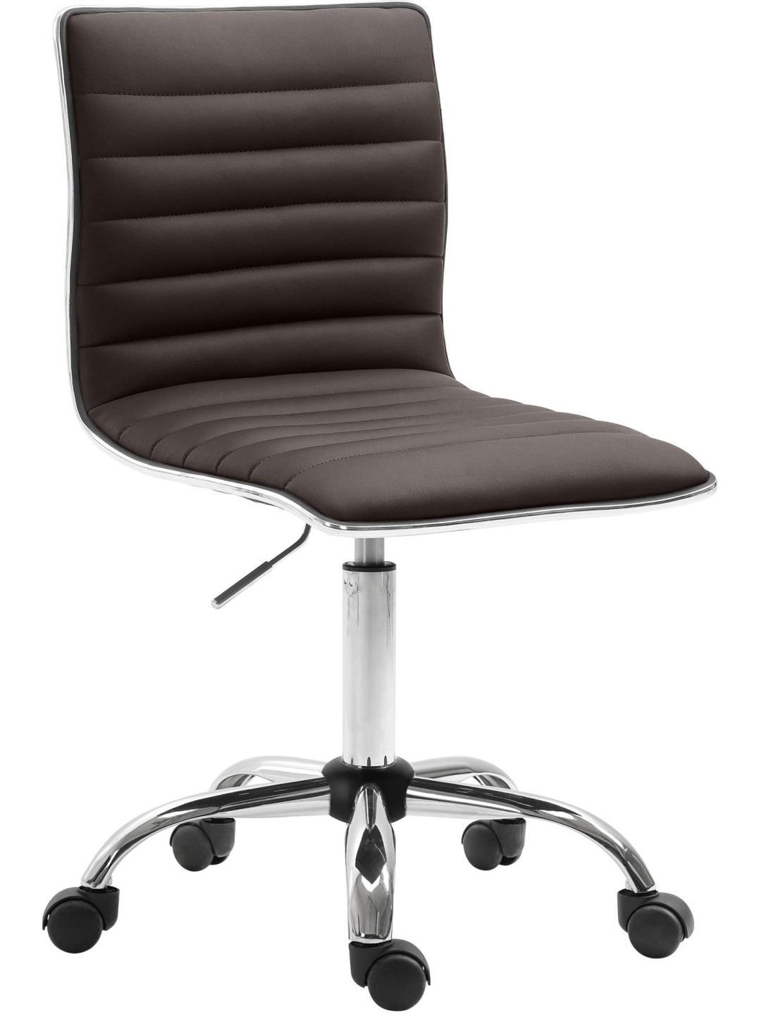 Scaun de lucru Alamosa imitatie piele, maro