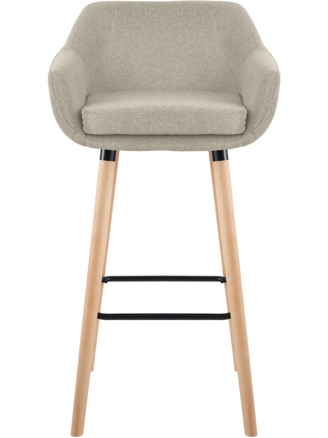 Scaun de bar Tesatura Grant, crem