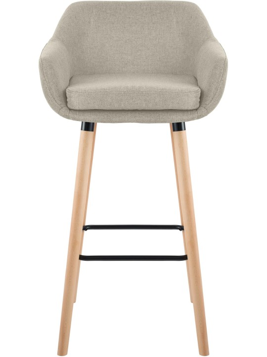 Scaun de bar Tesatura Grant, crem Scaun de bar Tesatura Grant, crem