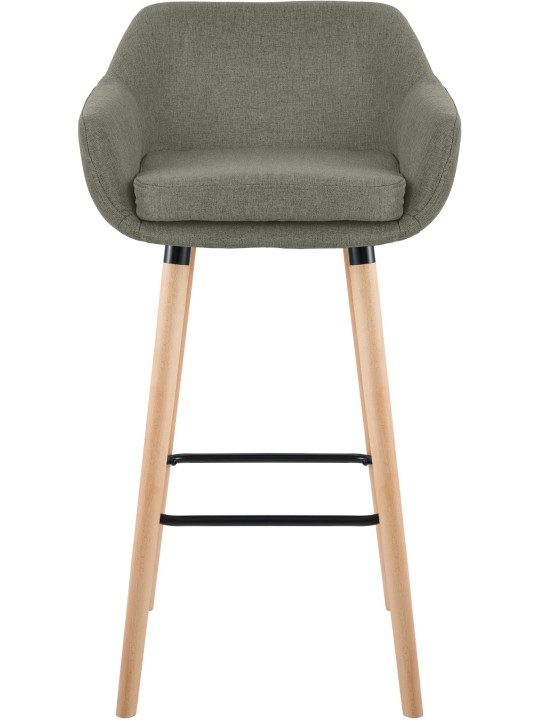 Scaun de bar Tesatura Grant, gri deschis Scaun de bar Tesatura Grant, gri deschis