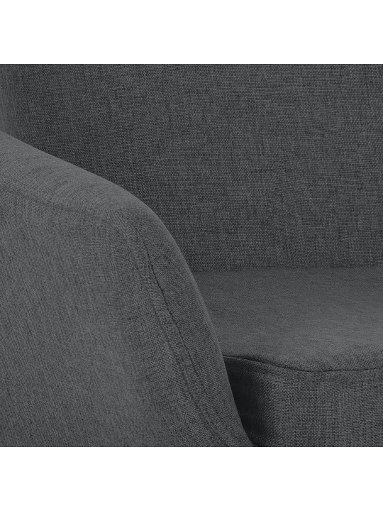 Set 2 scaune de bar Tesatura Grant, gri închis