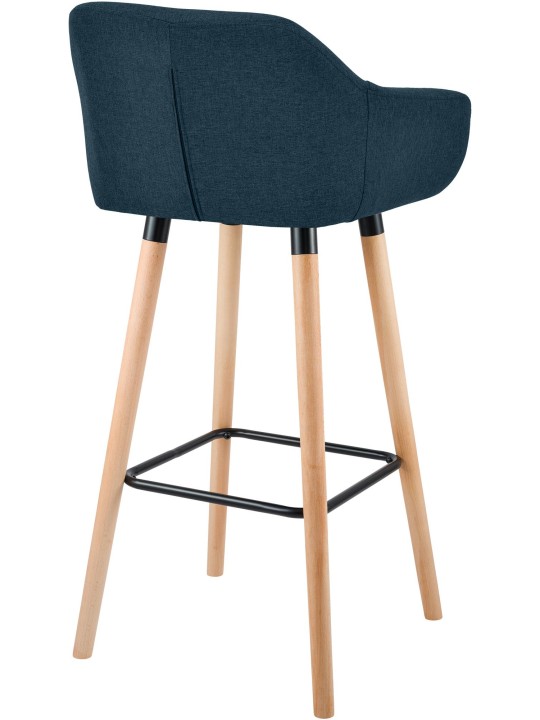 Set 2 scaune de bar Tesatura Grant, albastru