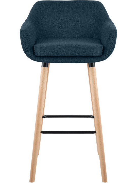 Set 2 scaune de bar Tesatura Grant, albastru