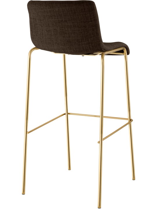 Scaun de bar Hoover Fabric 4-Foot Gold, maro Scaun de bar Hoover Fabric 4-Foot Gold, maro