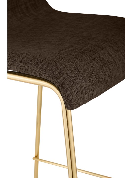 Scaun de bar Hoover Fabric 4-Foot Gold, maro Scaun de bar Hoover Fabric 4-Foot Gold, maro