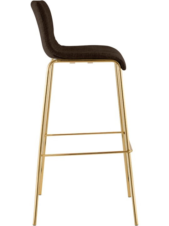 Scaun de bar Hoover Fabric 4-Foot Gold, maro Scaun de bar Hoover Fabric 4-Foot Gold, maro