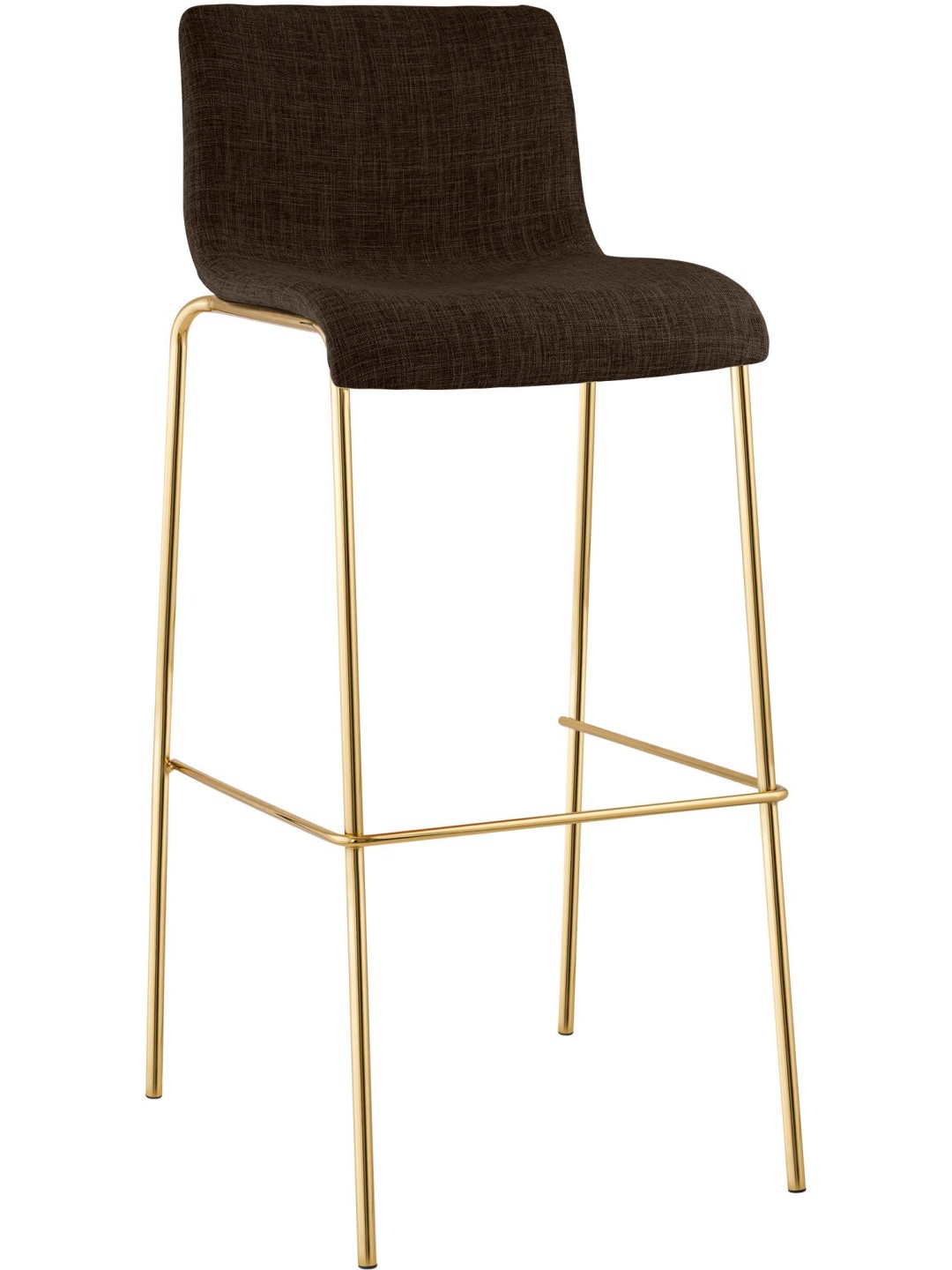 Scaun de bar Hoover Fabric 4-Foot Gold, maro