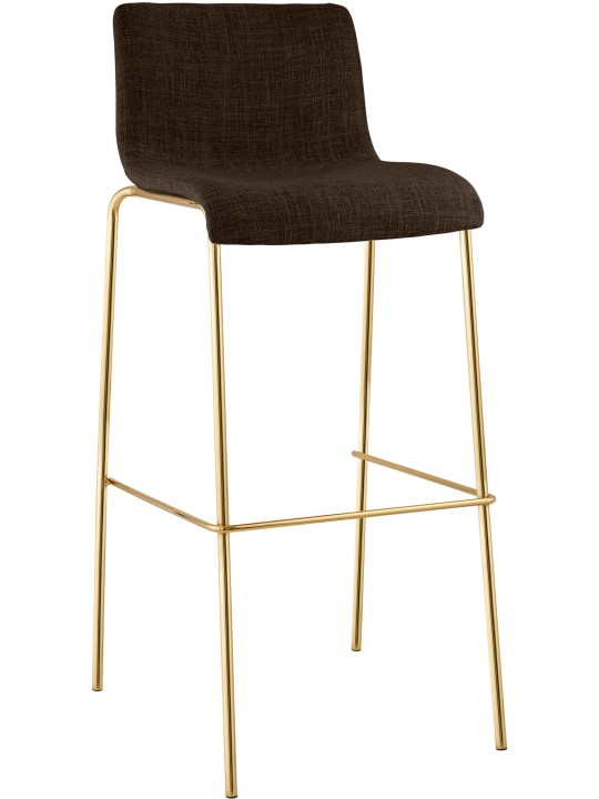 Scaun de bar Hoover Fabric 4-Foot Gold, maro Scaun de bar Hoover Fabric 4-Foot Gold, maro