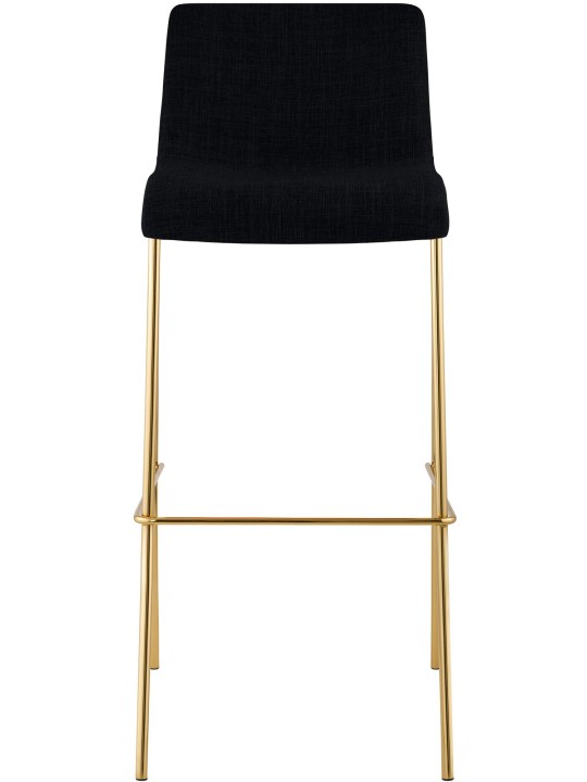 Scaun de bar Hoover Fabric 4-Foot Gold, negru