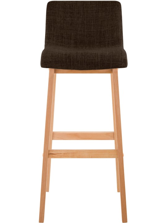 Scaun de bar țesătură Hoover Natura, maro
