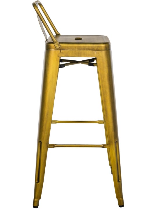 Scaun de bar Mason, auriu