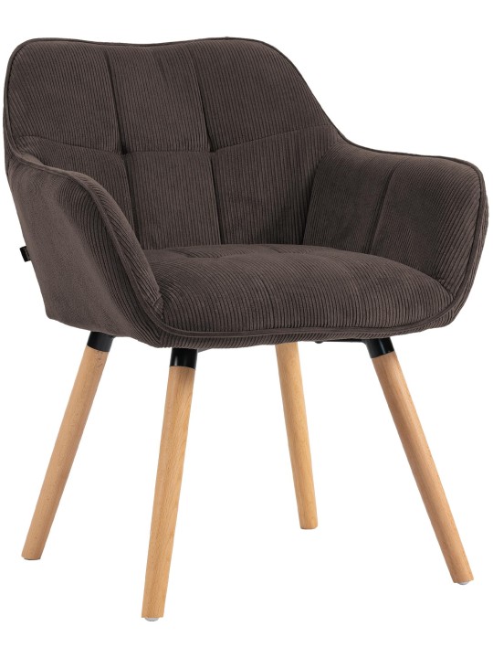 Scaun de sufragerie Vienna Cord natura, maro