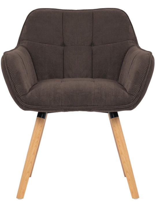 Scaun de sufragerie Vienna Cord natura, maro