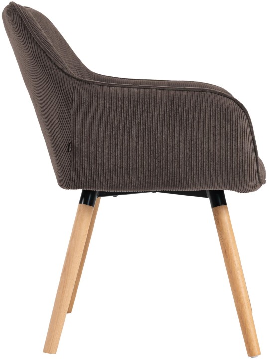 Scaun de sufragerie Vienna Cord natura, maro