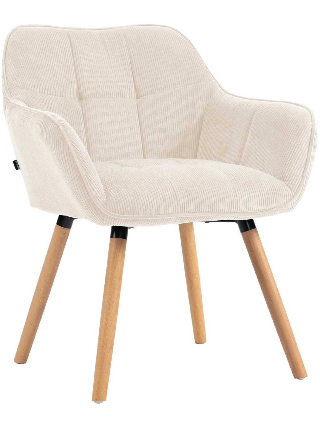 Scaun de sufragerie Vienna Cord natura, crem