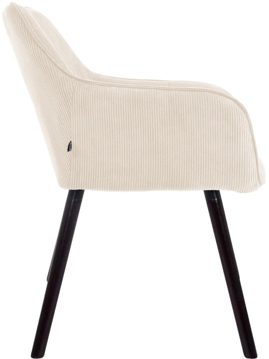 Scaun de sufragerie Vienna Cord, crem